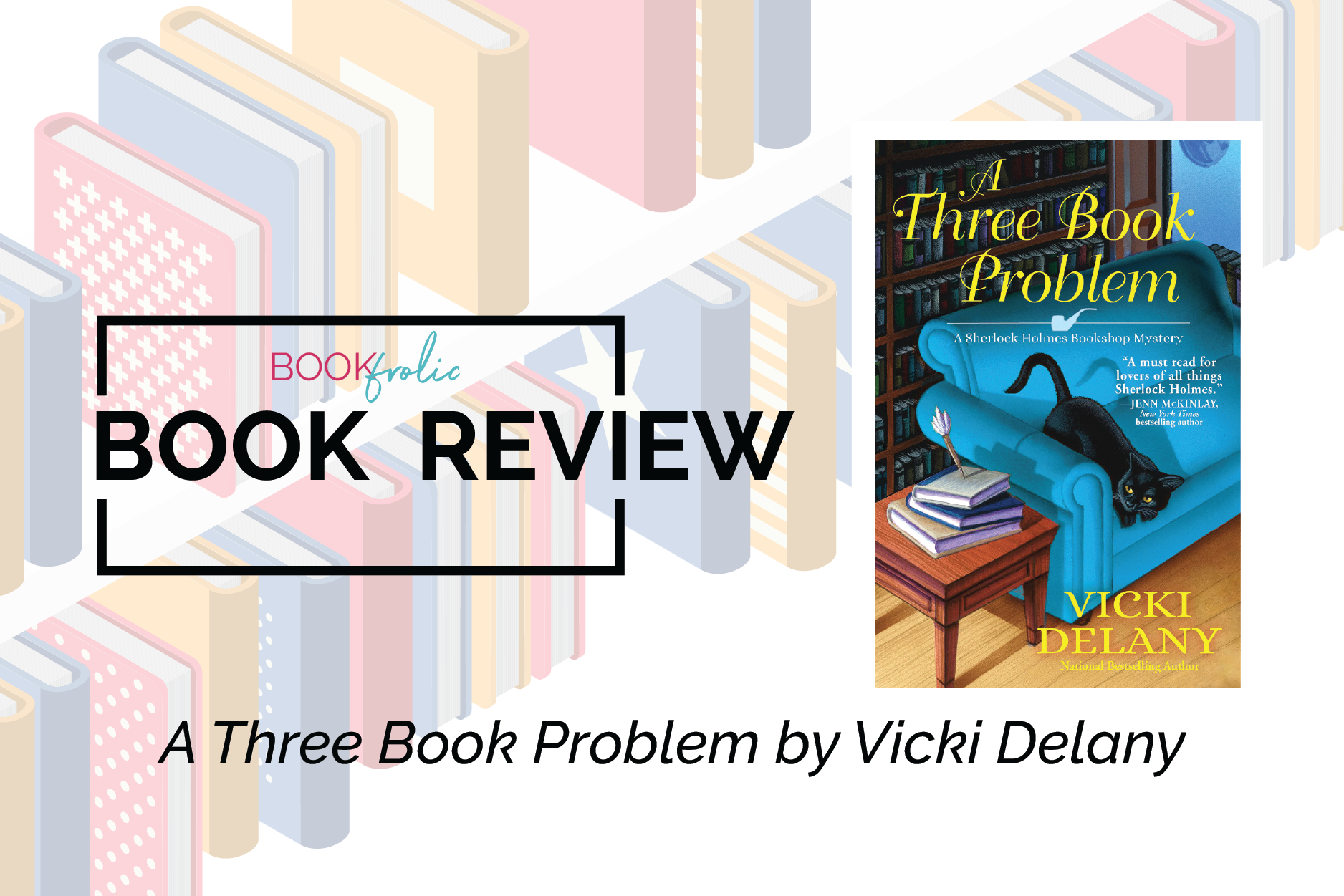 A Three Book Problem by Vicki Delany - book review banner