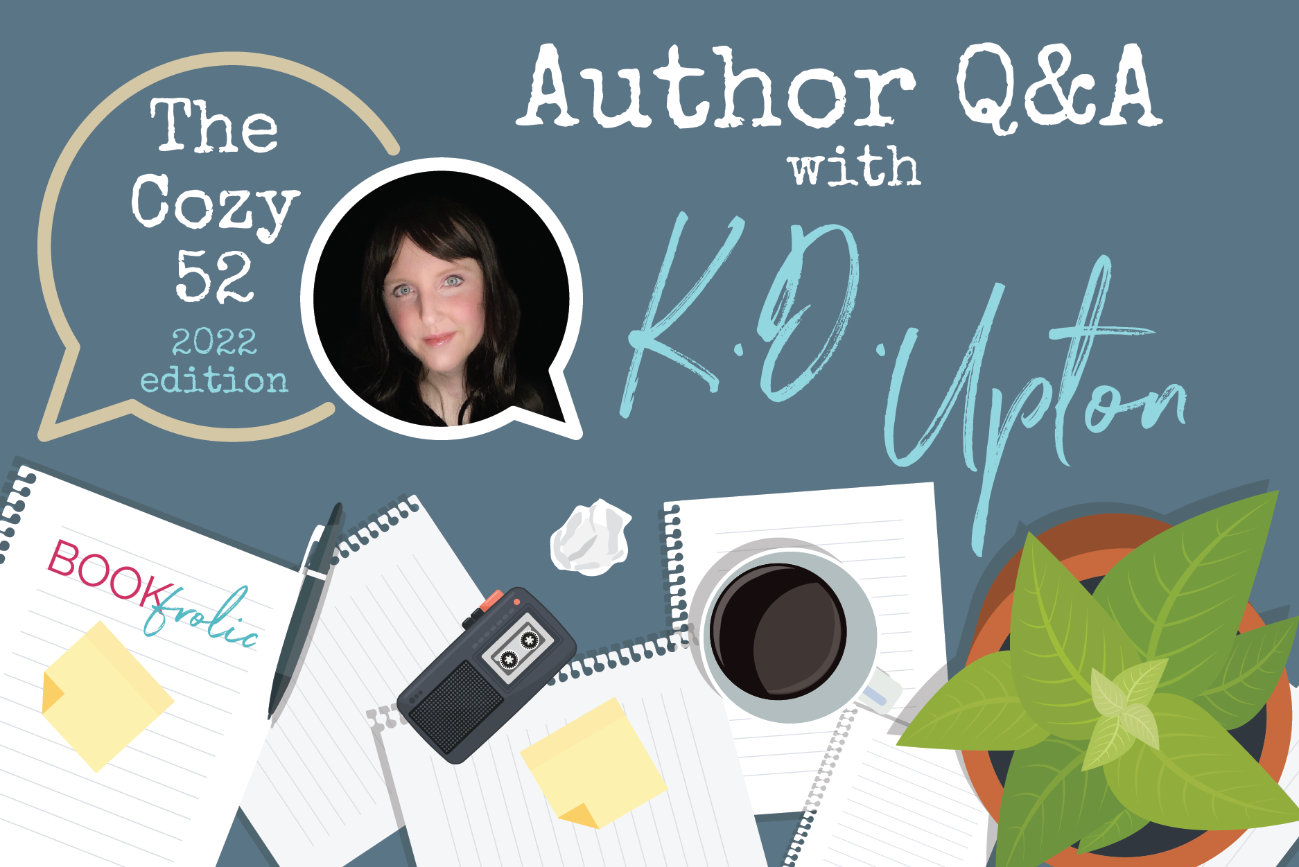 banner for author interview with KD Upton