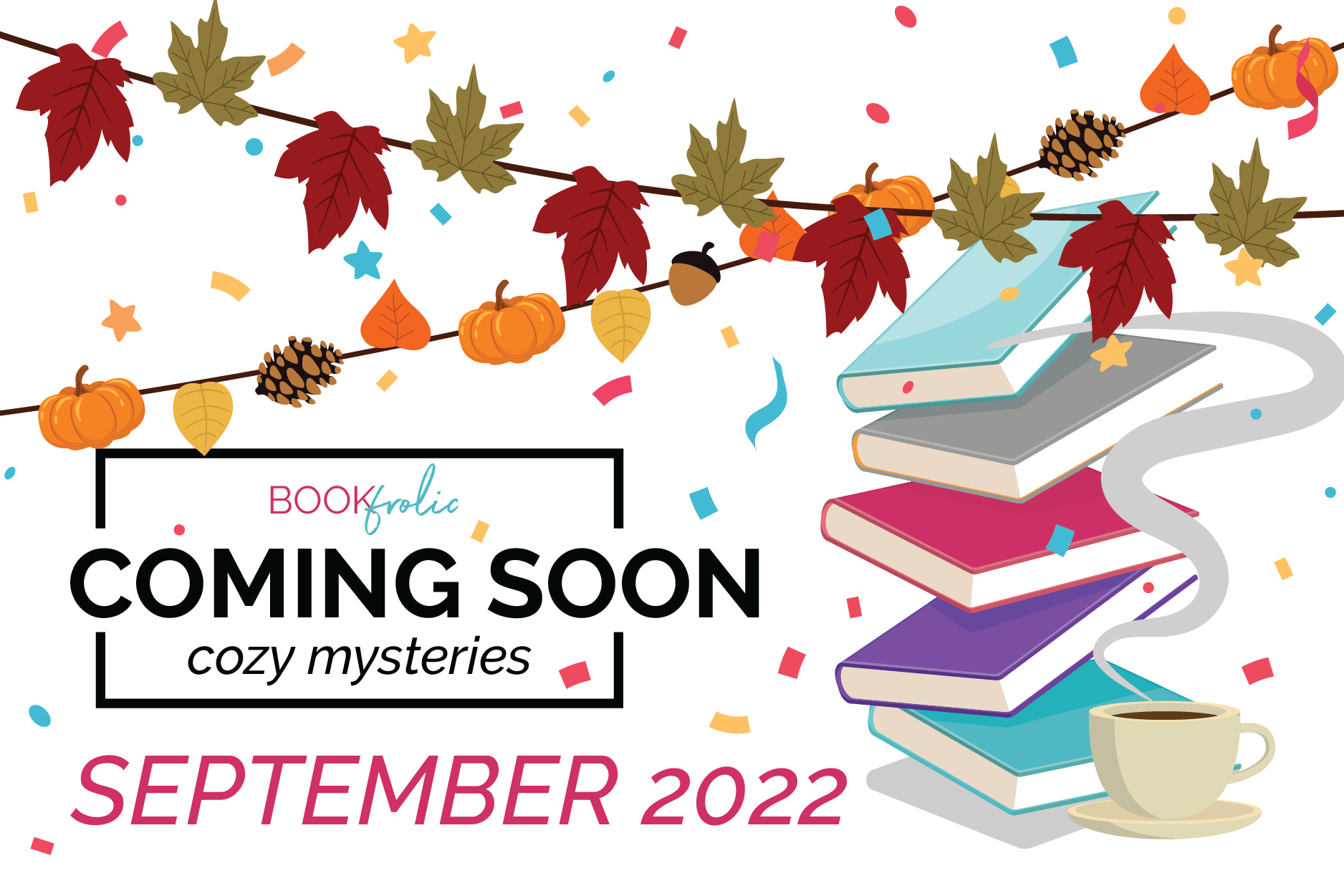 banner for Cozy Mystery new release blog post for September 2022