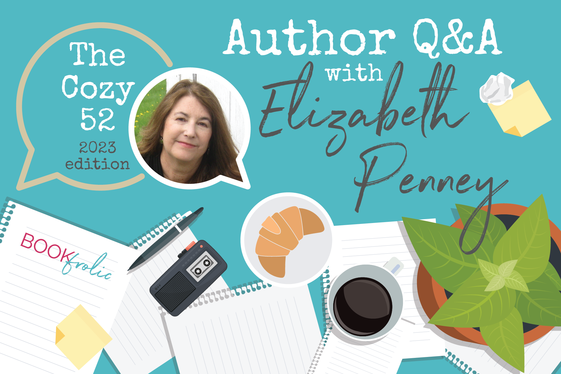 banner for interview with Elizabeth Penney