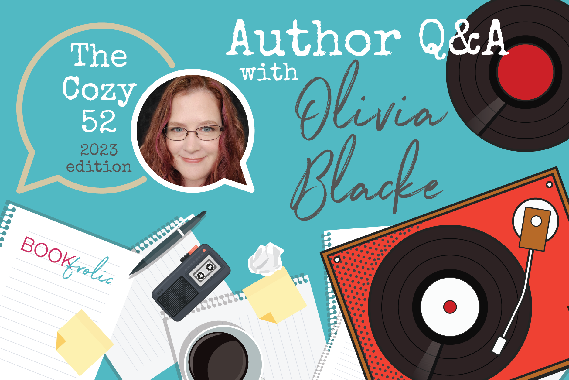 banner for interview with Olivia Blacke