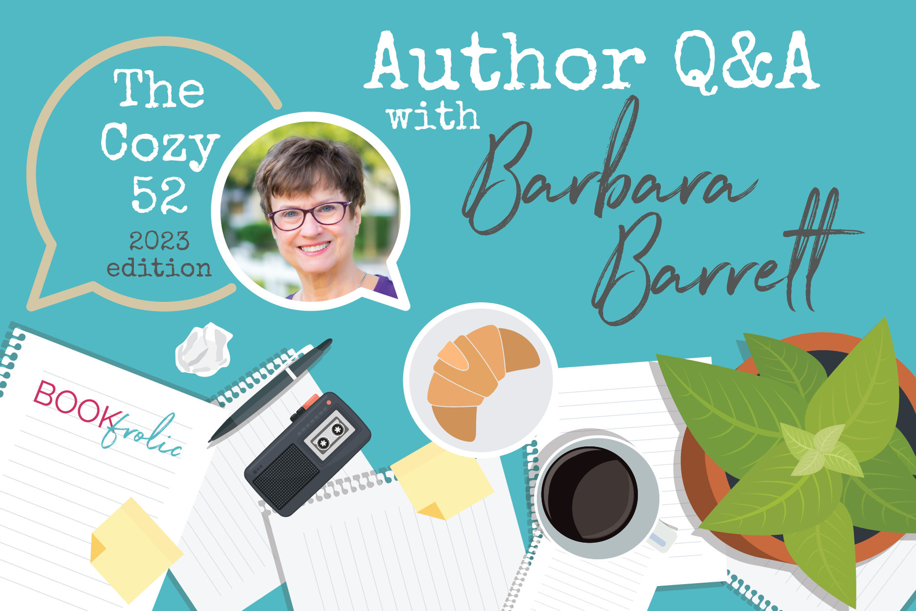 banner for interview post with Barbara Barrett