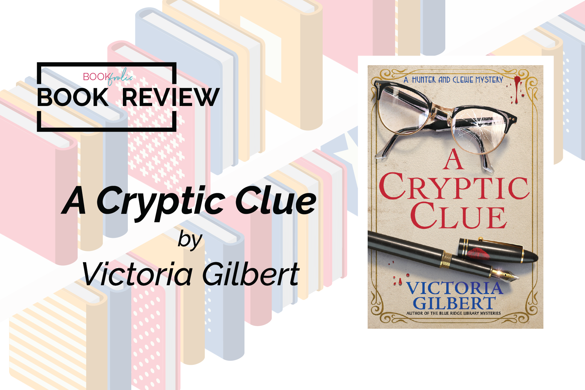 banner for A Cryptic Clue by Victoria Gilbert