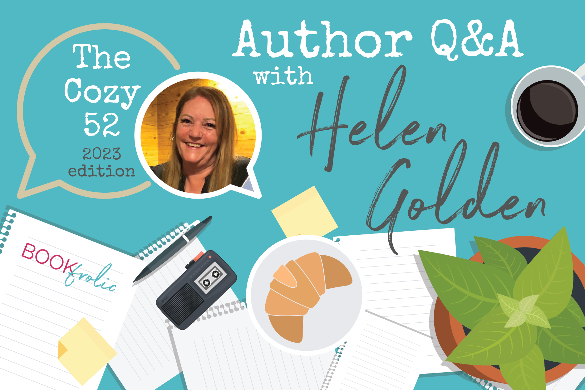 banner for interview with Helen Golden
