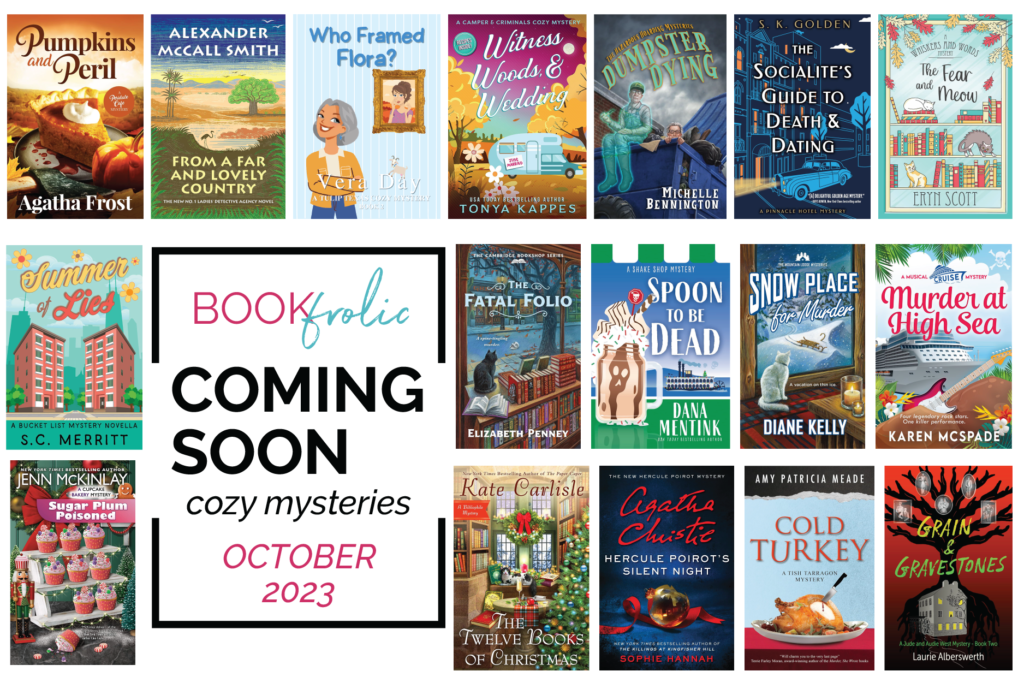 Coming soon! Cozy Mystery new releases for December 2023 * book frolic
