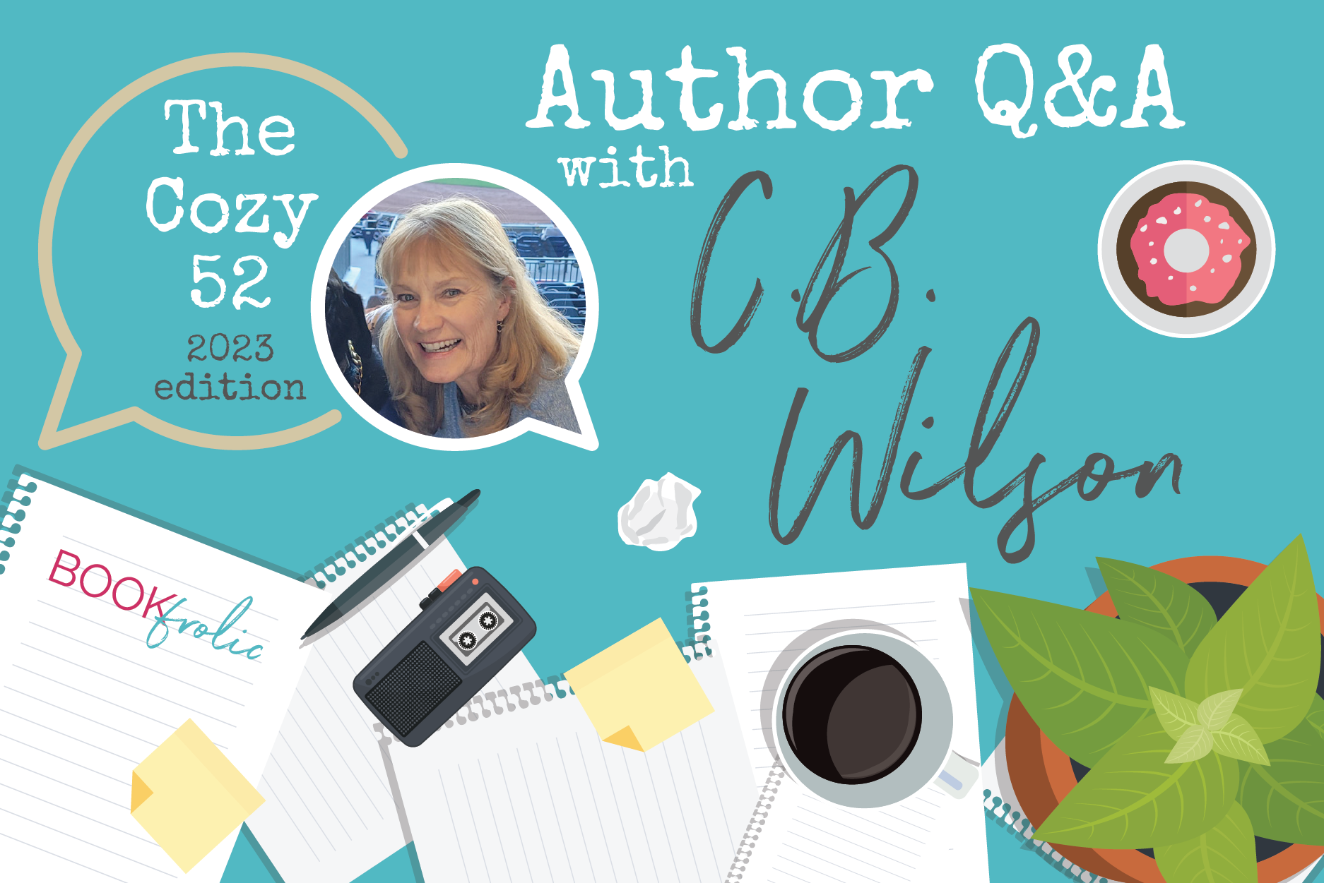 blog banner for interview with C.B. Wilson