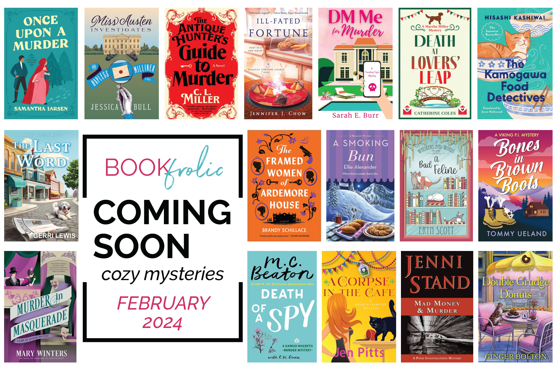 Coming Soon - Cozy Mystery releases in February 2024