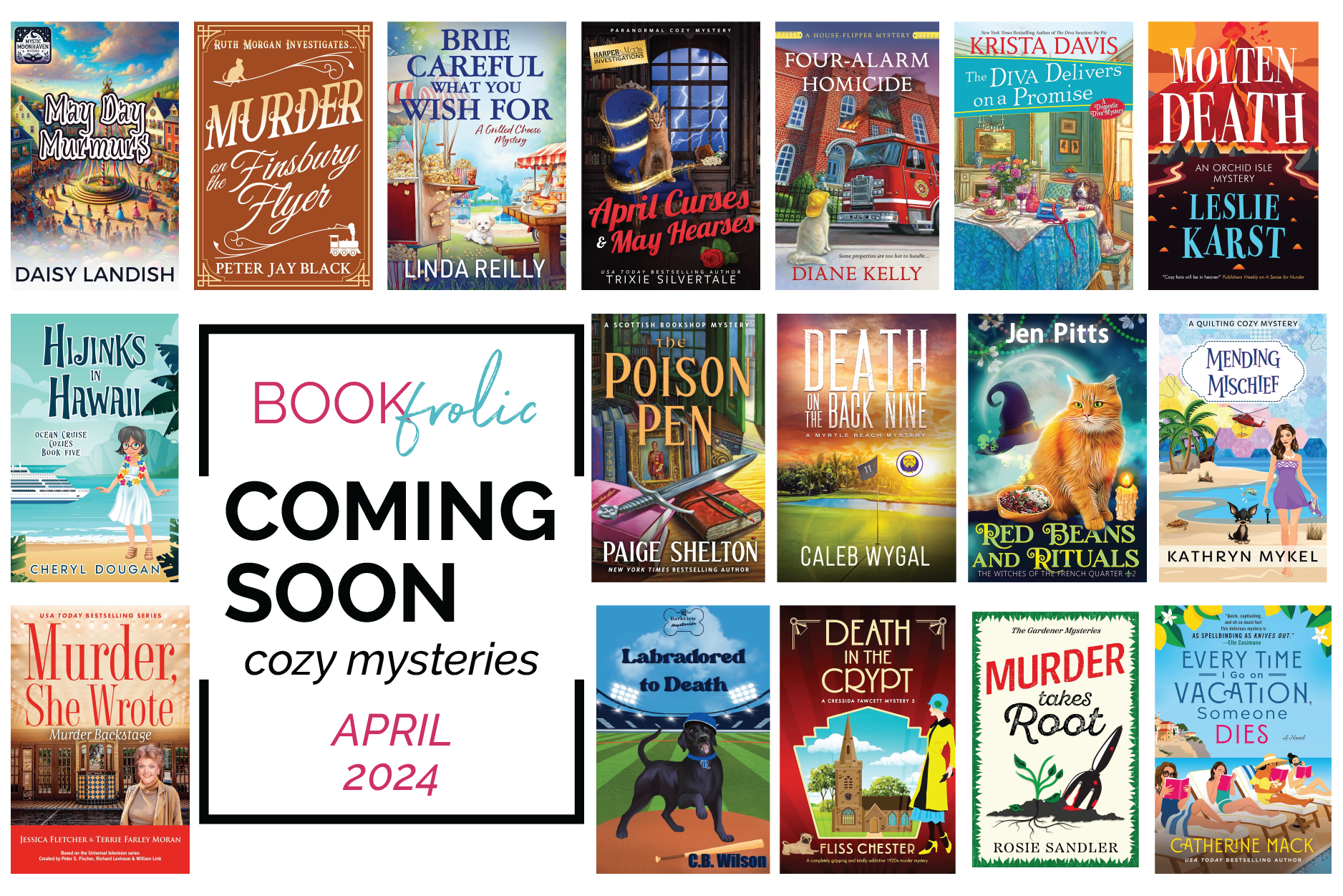 Coming Soon - Cozy Mystery releases in April 2024