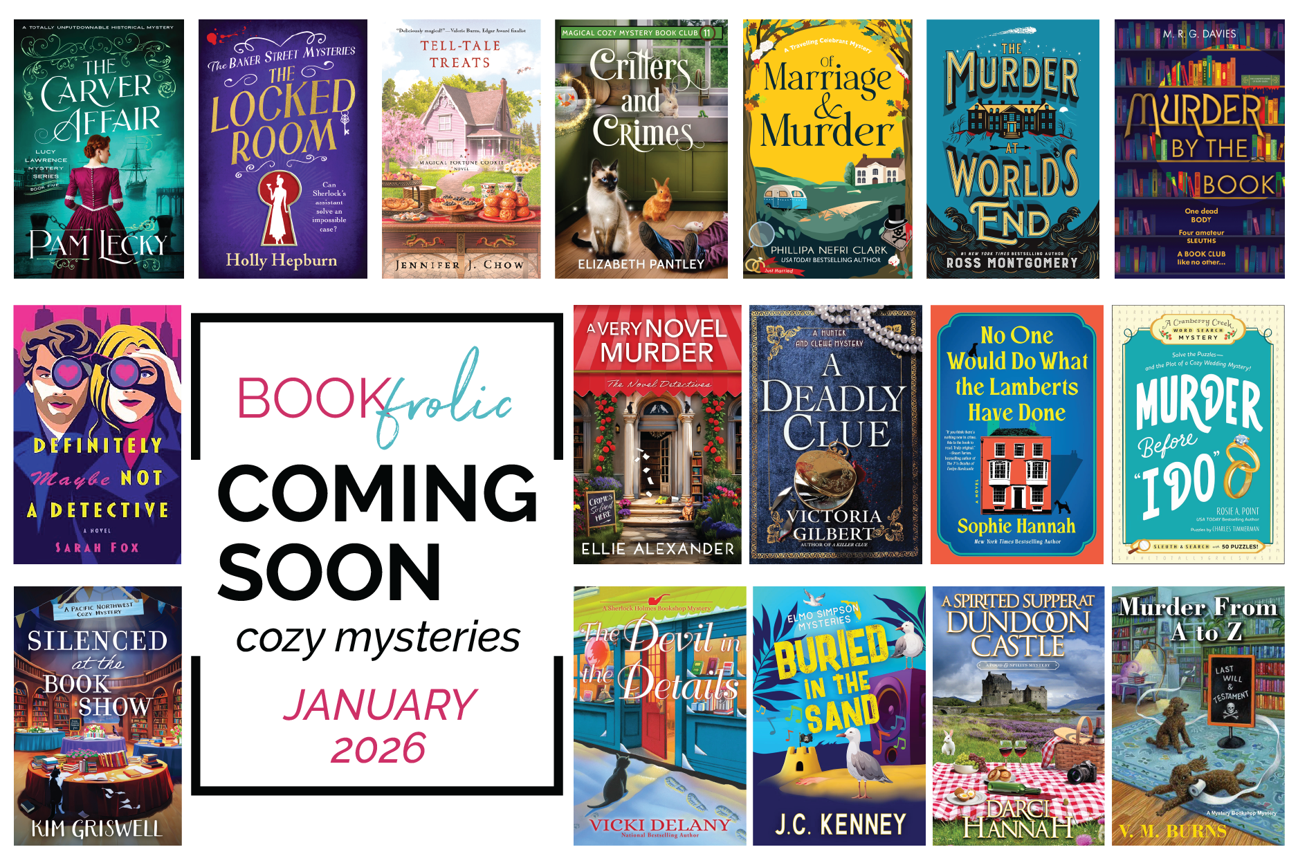 Coming Soon - Cozy Mystery releases in January 2026
