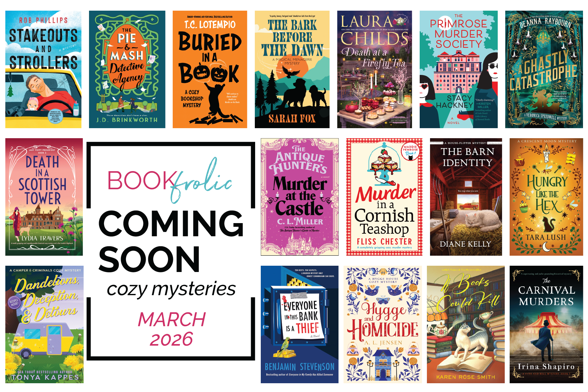 Coming Soon - Cozy Mystery releases in March 2026