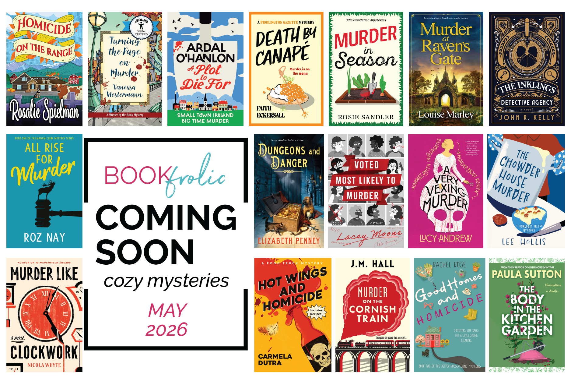 Coming Soon - Cozy Mystery releases in May 2026