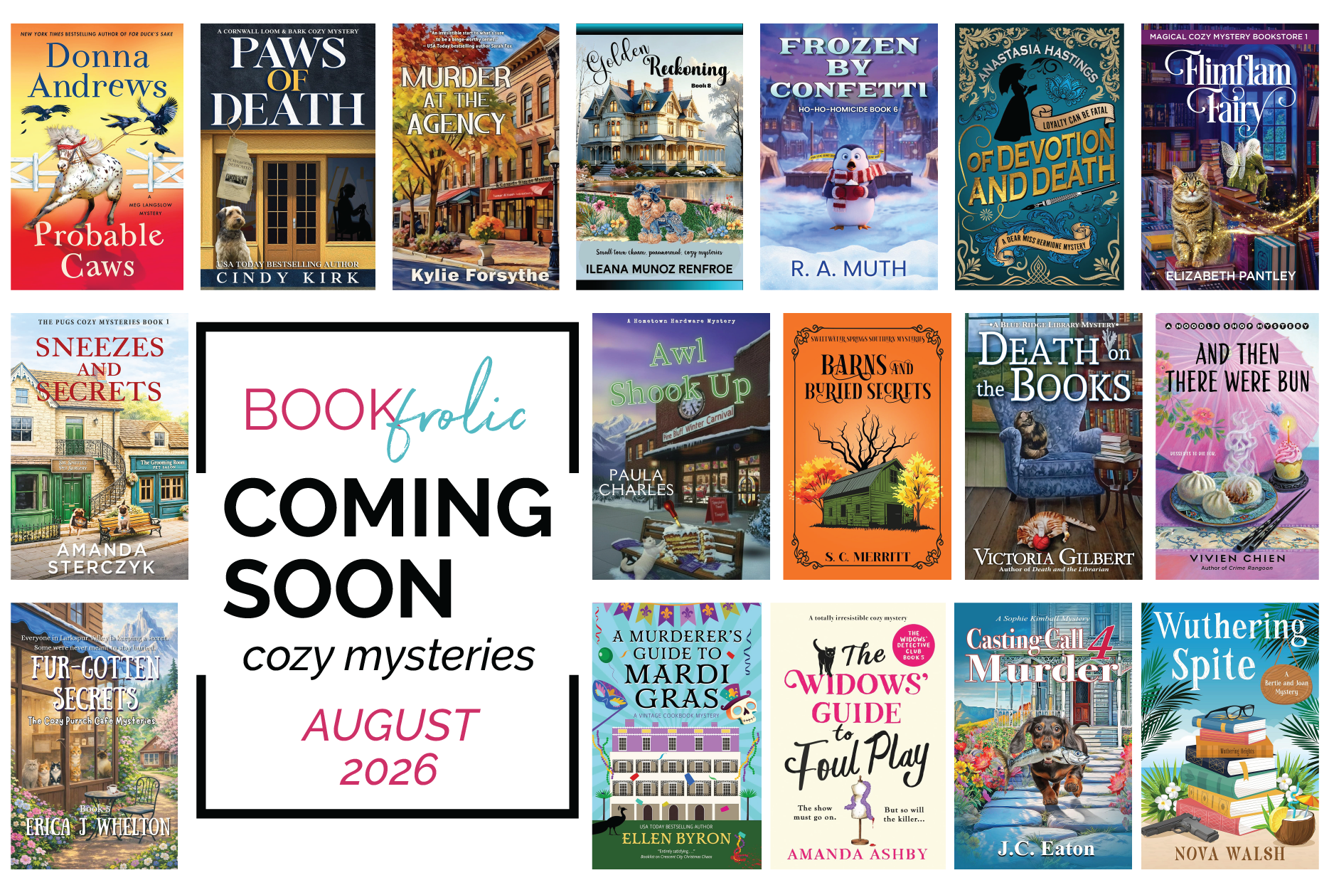 Coming Soon - Cozy Mystery releases in August 2026
